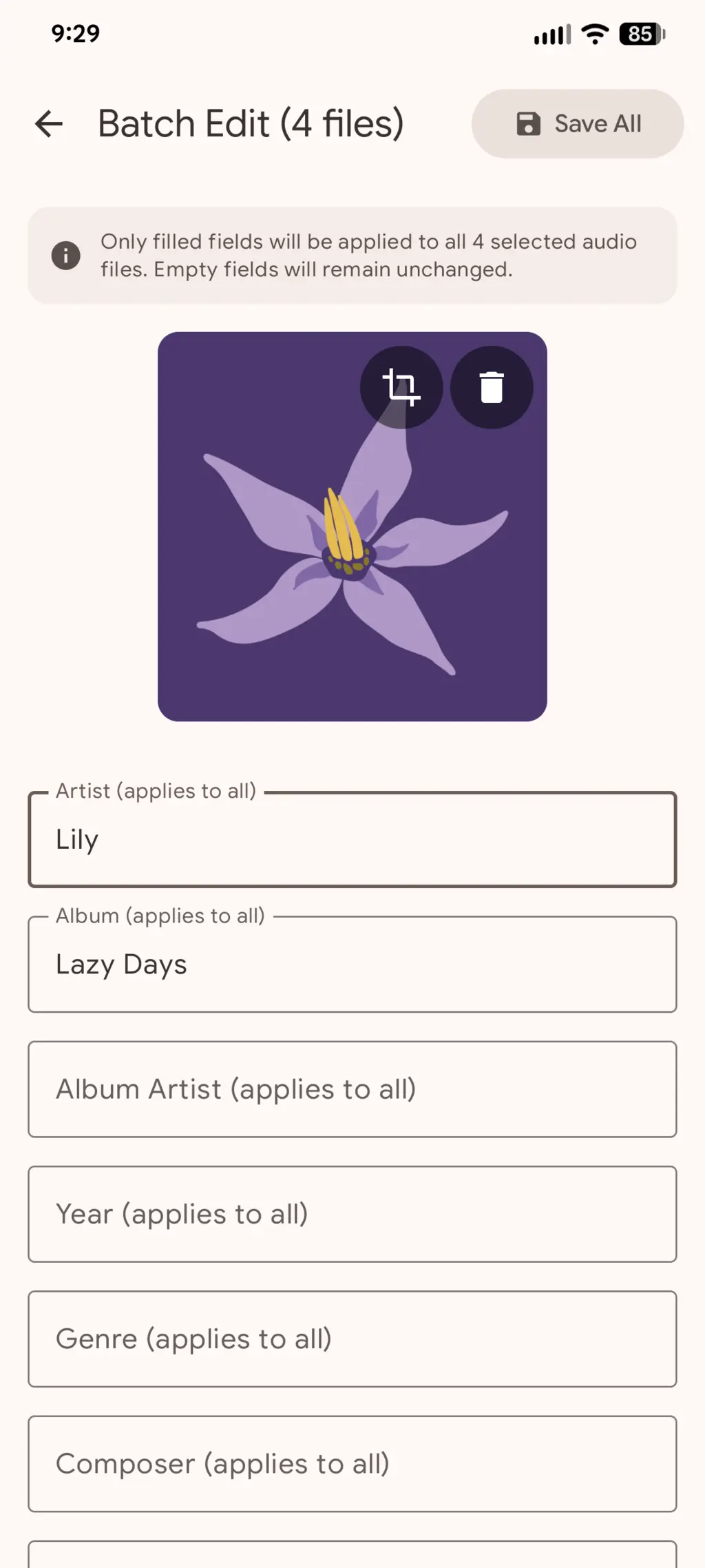 Audio Tag Editor screenshot 5